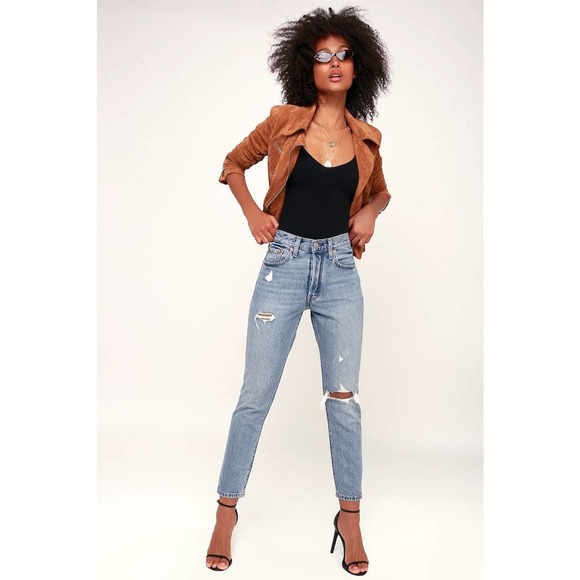 Levi's Denim - Levi’s Premium Distressed Can’t Touch This High Rise 501 Skinny Straight Jeans